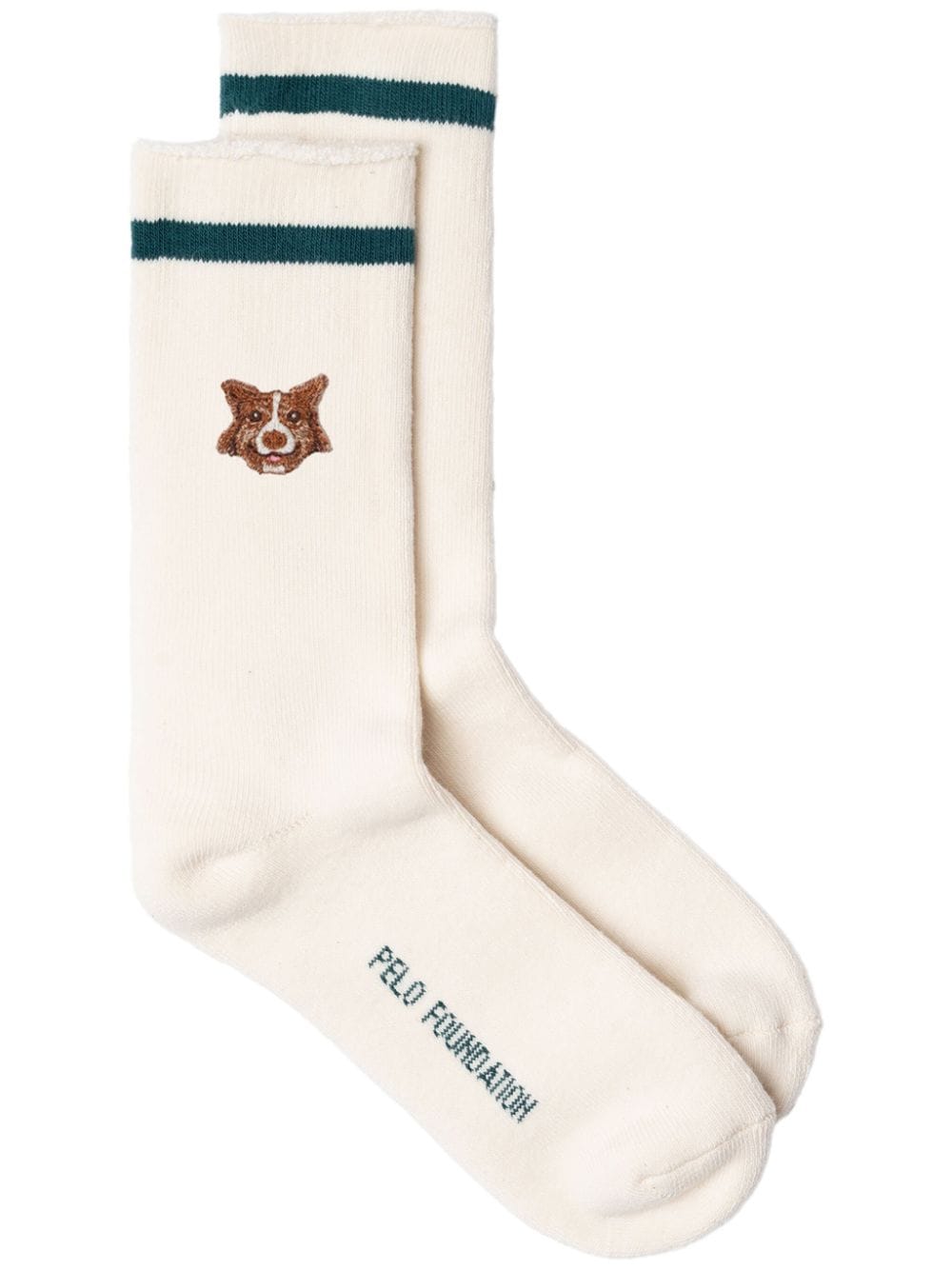 PELO FOUNDATION Mongrel socks - Bianco