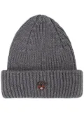 PELO FOUNDATION dog-appliqué beanie - Grey