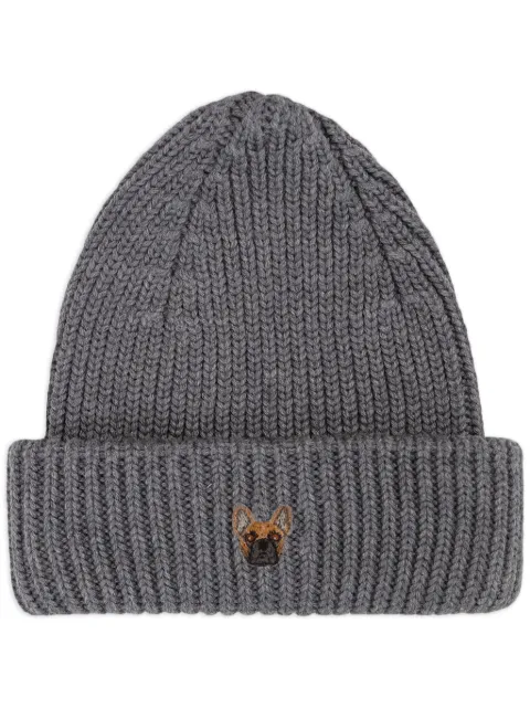 PELO FOUNDATION Bouledogue patch beanie