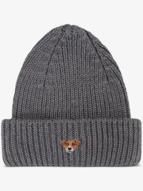 PELO FOUNDATION Jack Russel patch beanie