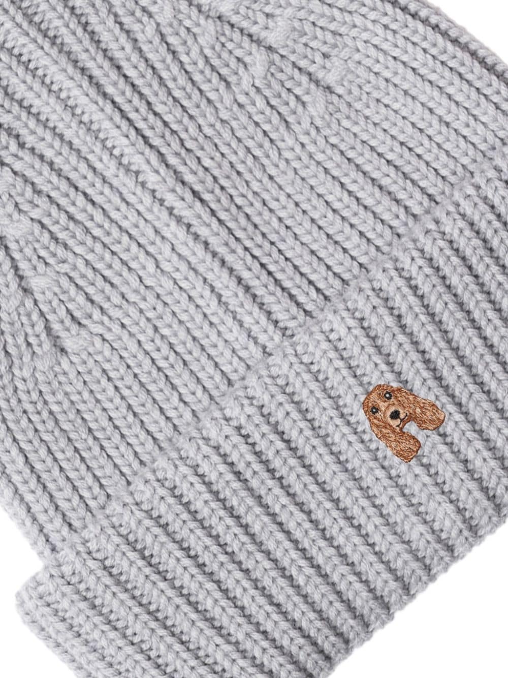 Shop Pelo Foundation Cocker Beanie Hat In Grey