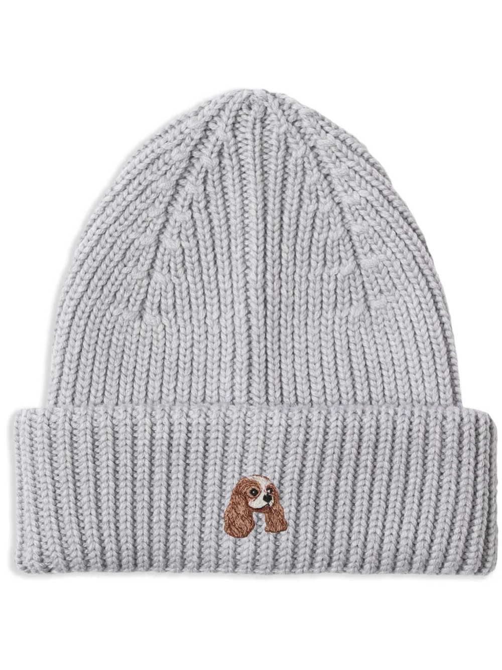PELO FOUNDATION Cavalier King beanie hat | Grey | Image 1