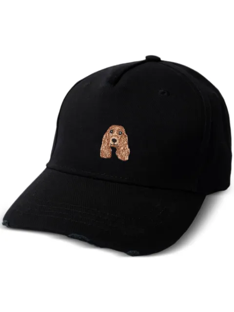 PELO FOUNDATION cocker-patch cotton cap