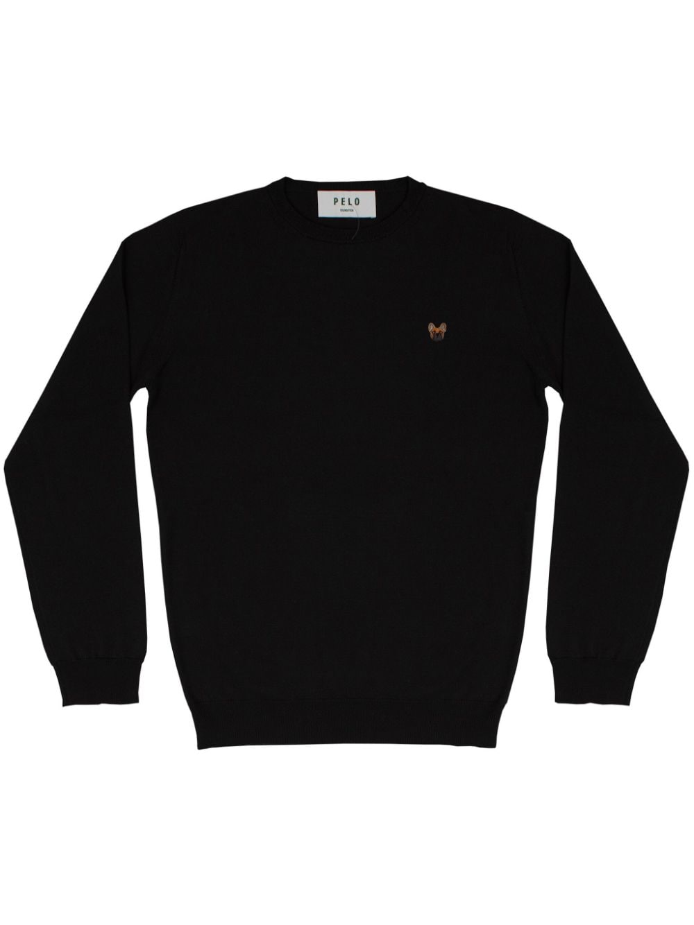 Pelo Foundation Dog-appliqué Jumper In Black