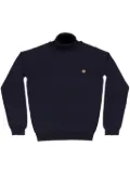 PELO FOUNDATION dog-appliqué jumper - Blue
