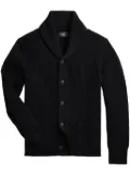 Ralph Lauren RRL SHAWL CARD-LONG SLEEVE-CARDIGAN - Black