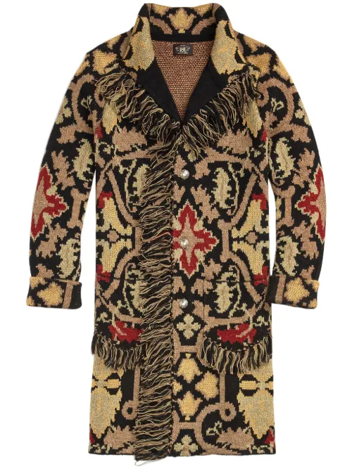 Cardigan à motif intarsia - Ralph Lauren RRL - Modalova