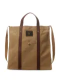 Ralph Lauren RRL leather-trim canvas tote bag - Neutrals