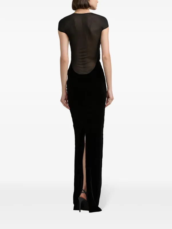 Ralph Lauren Velvet Gown - Black