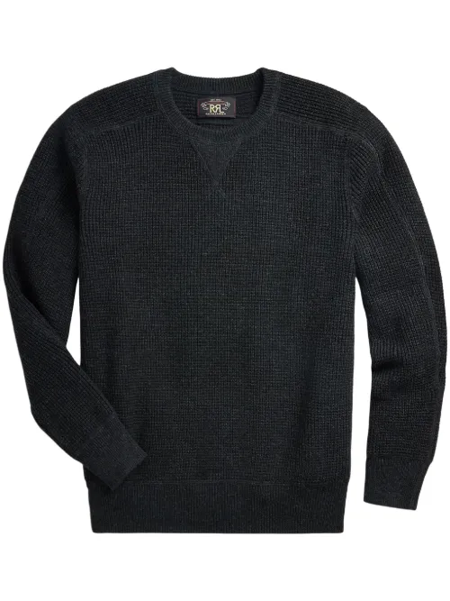 Pull en cachemire à design gaufré - Ralph Lauren RRL - Modalova