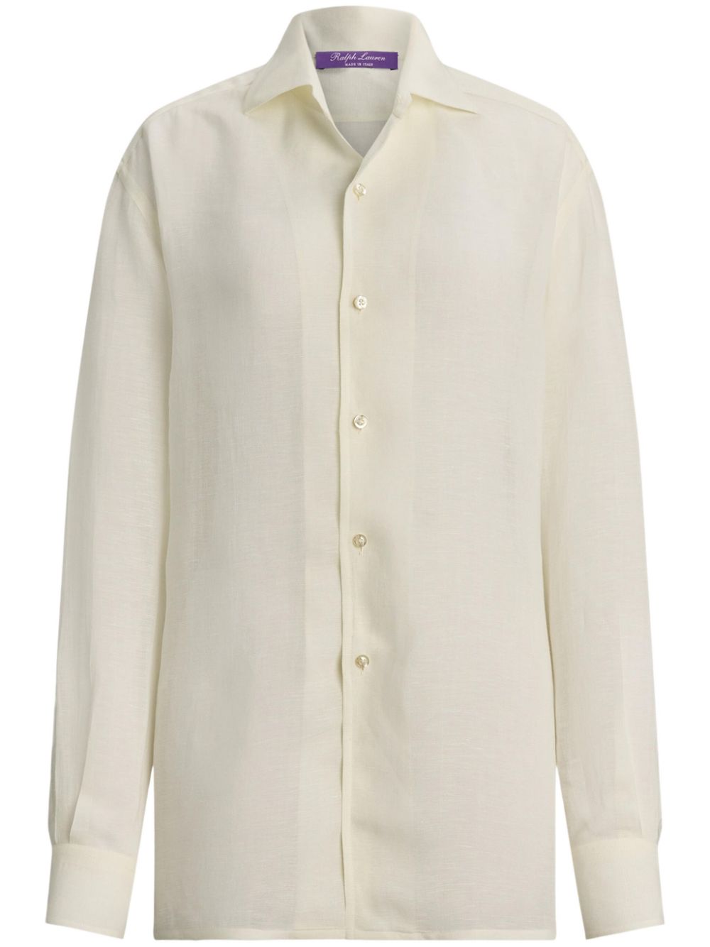 Ralph Lauren Collection long-sleeve voile shirt Women