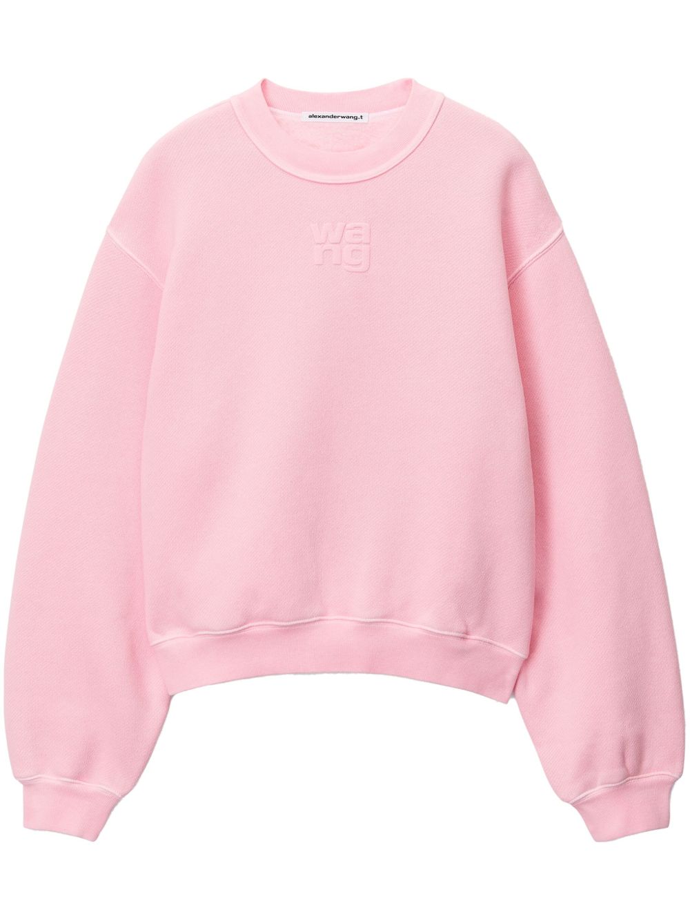 Alexander Wang Sweater met logoprint Roze