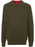 HUGO organic cotton jumper - Green