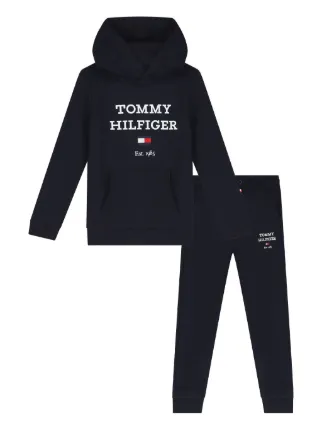 Tommy hilfiger black tracksuit online