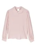 Simonetta crepe blouse - Pink