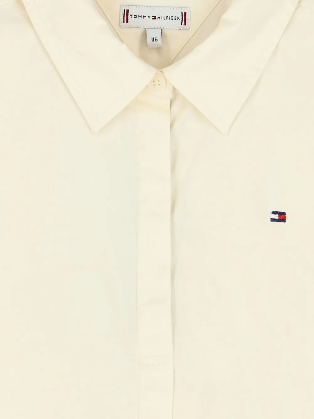 TOMMY HILFIGER JUNIOR LOGO-EMBROIDERED POLO DRESS