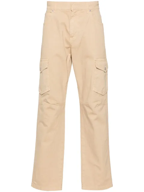 Balmain pantalones tapered con parche del logo