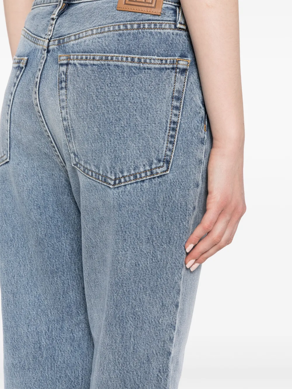 TOTEME Straight jeans Blauw