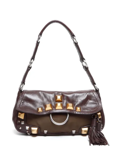 Prada Pre-Owned studded leather shoulder bag