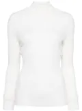 James Perse turtleneck ribbed sweater - White