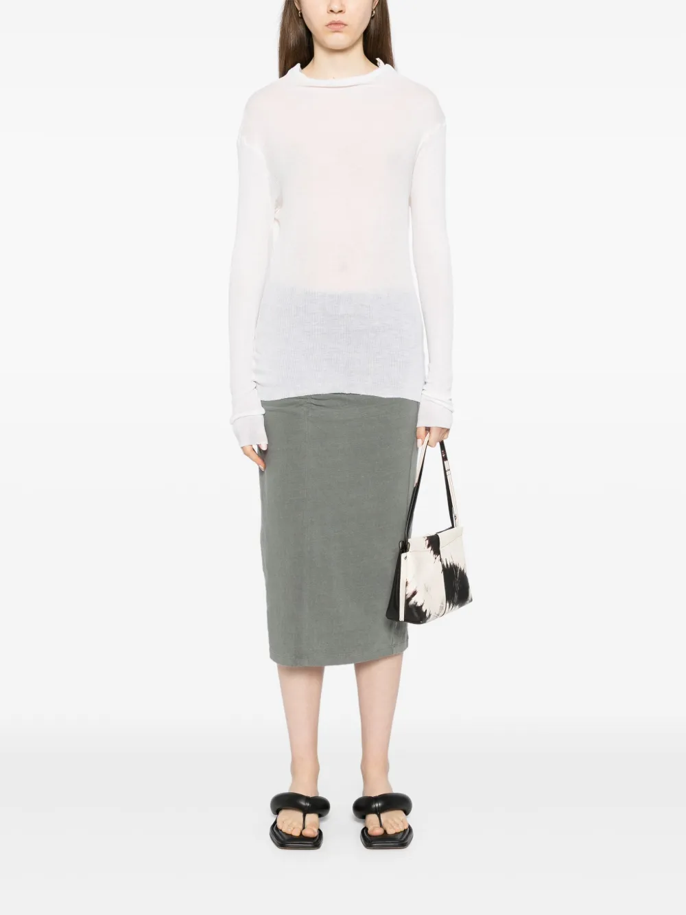 JAMES PERSE TURTLENECK RIBBED SWEATER