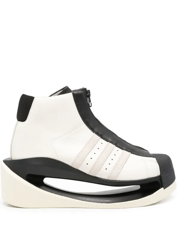 Y-3◆Gendo Pro Model ハイカットスニーカー 白 送料関税込 Y-3 Gendo Pro Model スニーカー | ホワイト | FARFETCH JP