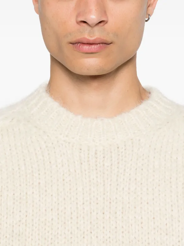Jil Sander クルーネック セーター | ホワイト | FARFETCH JP