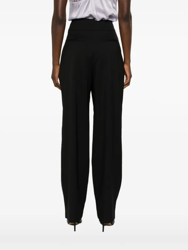【送料&関税込】IRO Allira Straight-leg Trousers IRO Allira Trousers | Black | FARFETCH JO