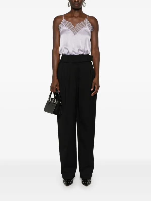 【送料&関税込】IRO Allira Straight-leg Trousers IRO Allira Trousers | Black | FARFETCH JO