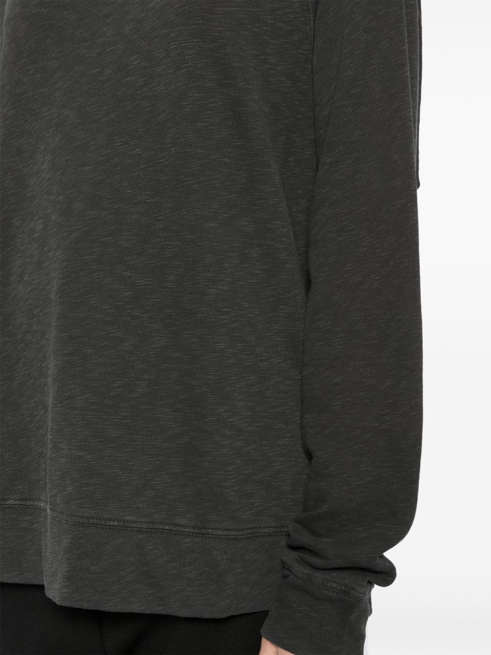 Shop James Perse French Terry Sweatshirt In Grey