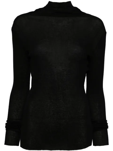 James Perse turtleneck ribbed sweater