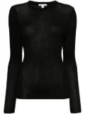 James Perse long-sleeve ribbed sweater - Black