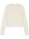 Jil Sander crew-neck sweater - White