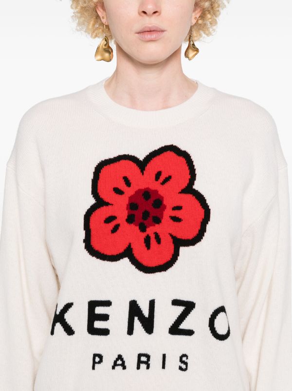 Kenzo flower rojo blanco best sale