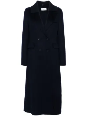 コート PAROSH Women Coats D431524 WUNDER012 Blue Chrisuno-Plus-Trench-Coat-Size
