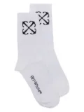 Off-White jacquard-logo socks