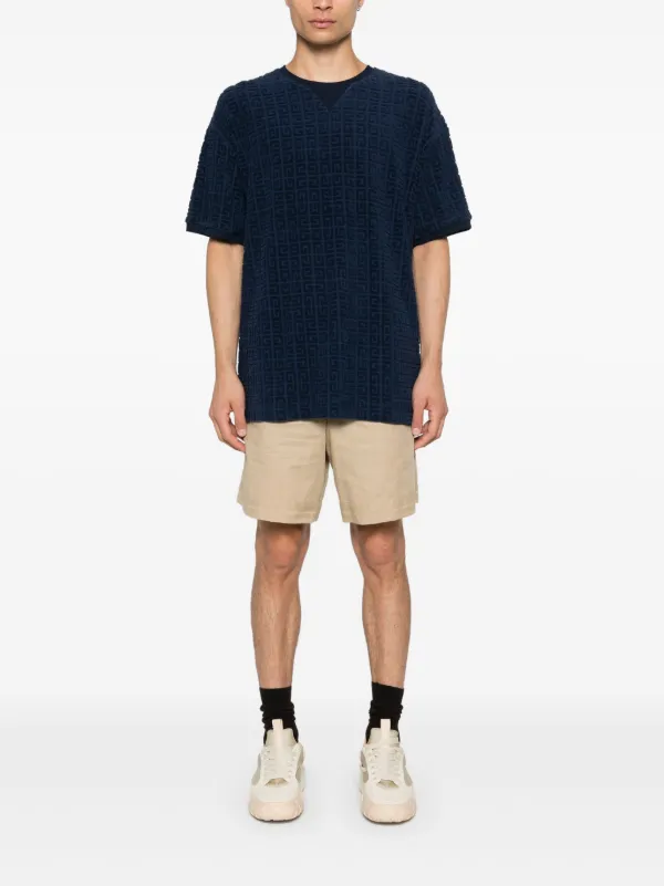 GIVENCHY ジバンシィ 4Gロゴモノグラム コットンタオル Tシャツ GIVENCHY ジバンシィ 4Gロゴモノグラム コットンタオル Tシャツ