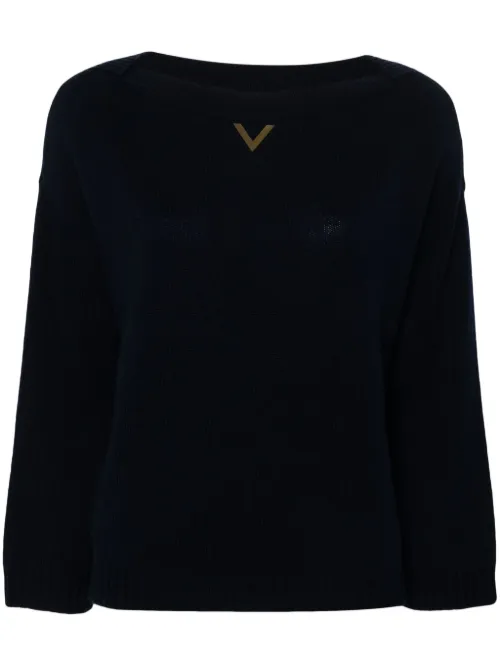 Pull à plaque logo - Valentino Garavani - Modalova