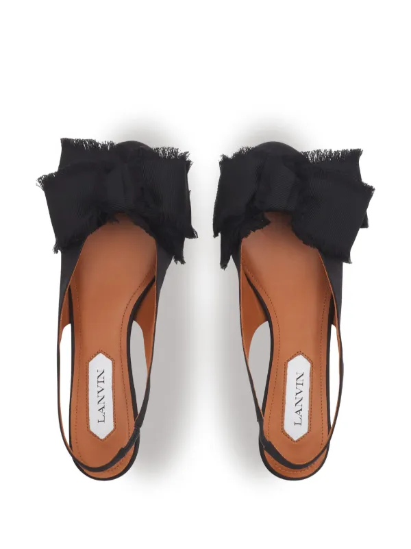 【関税込み】lanvin 'Swing Back' slingbacks Lanvin Swing Slingback Pumps | Black | FARFETCH FI