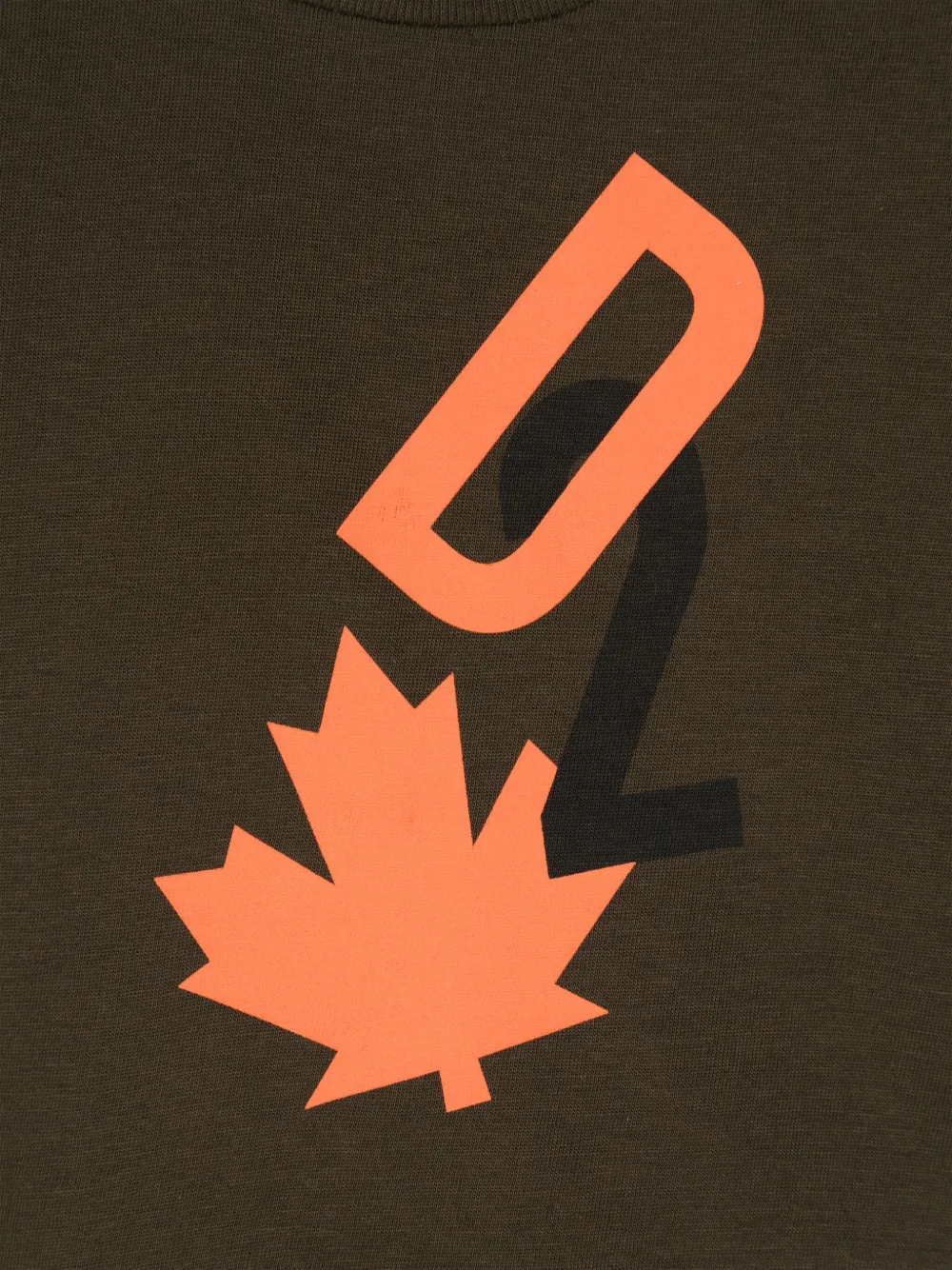 DSQUARED2 KIDS T-shirt met logoprint Groen