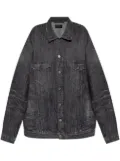 Balenciaga oversized denim jacket - Grey