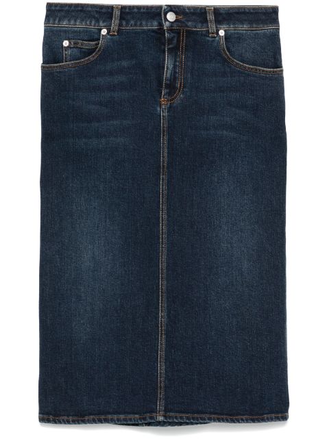 Alexander McQueen denim pencil skirt Women