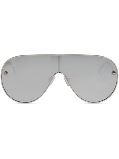 Alexander McQueen Eyewear stud shield sunglasses Men