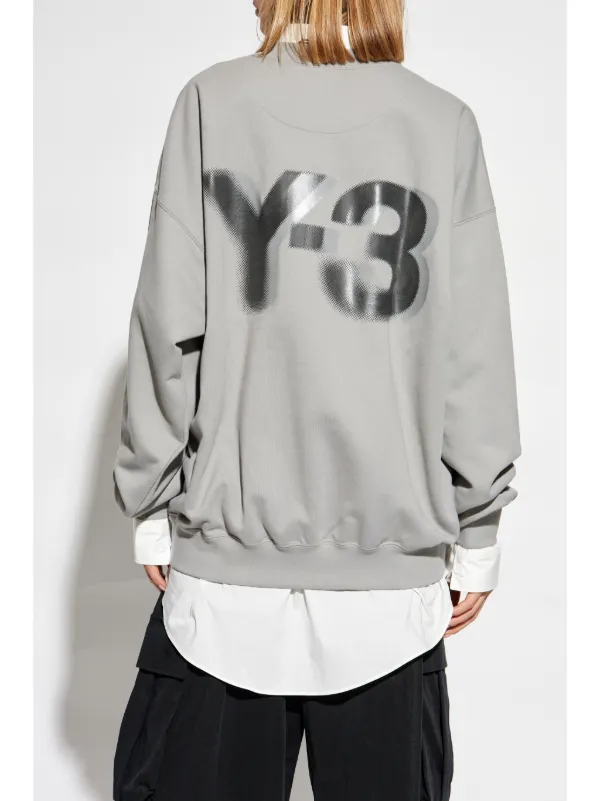 Y-3 ロゴ スウェットシャツ | グレー | FARFETCH JP