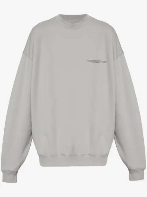 Y-3 logo-printed crew neck sweatshirt