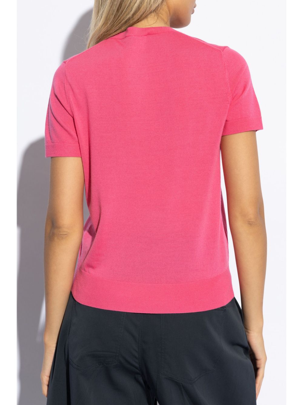 Shop Theory Fine-knit Top In Pink