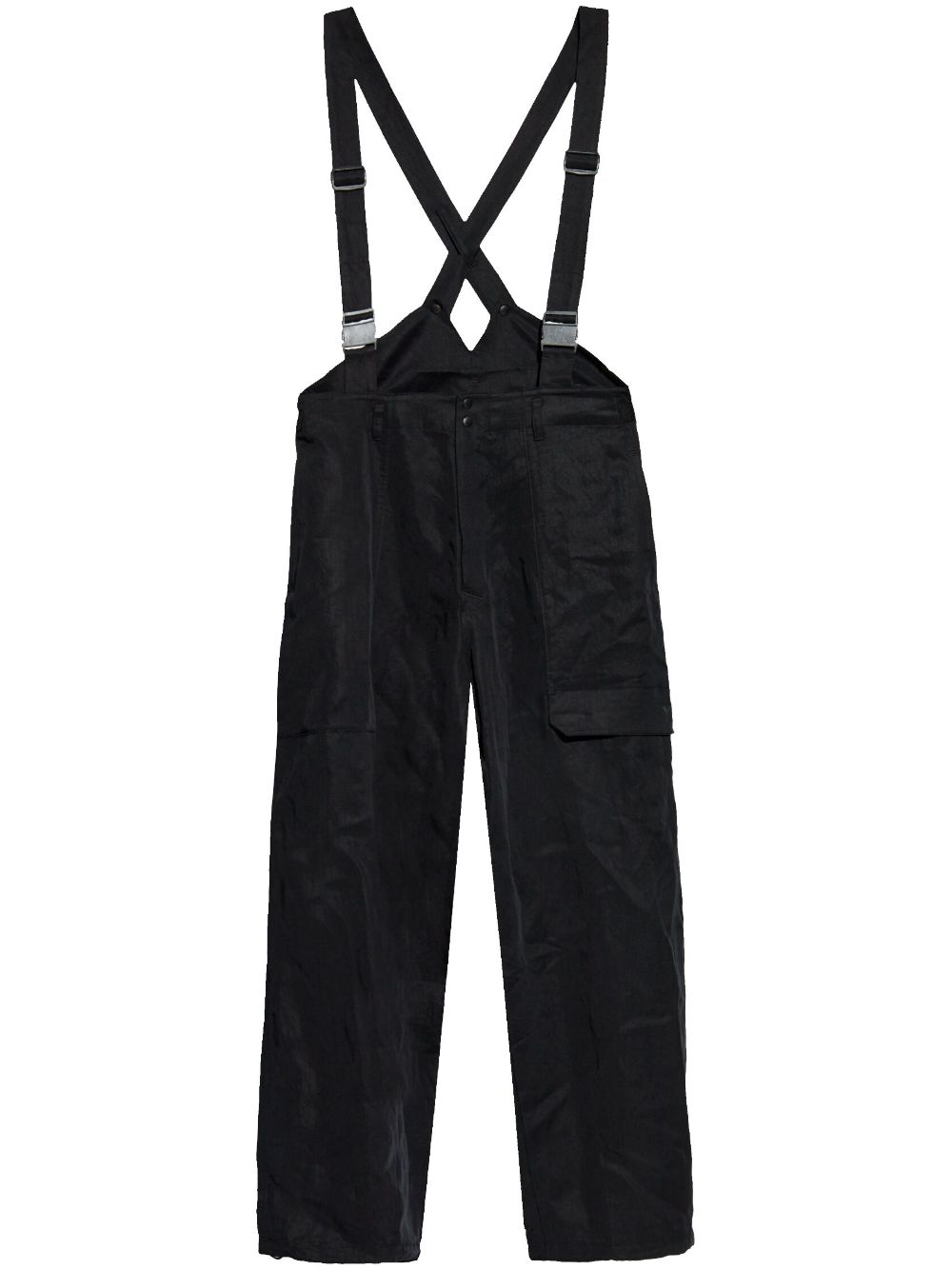 Shop Y-3 Suspender Trousers In Schwarz