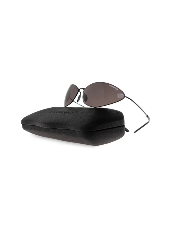 Balenciaga Eyewear Skin キャットアイ サングラス | ブラック