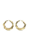 Alexander McQueen chunky hoop earrings - Gold