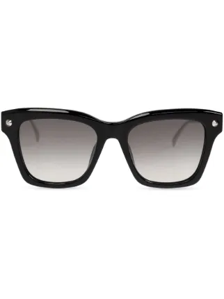 Alexander McQueen★Black Acetate Sunglasses Spike Detail 24314804_54351084_322.jpg